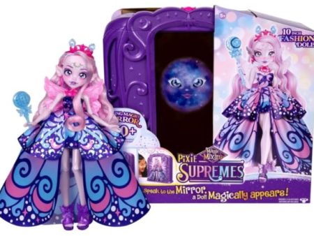 MAGIC MIXIES PIXIE SUPREMES - MAGIC MIRROR WITH 10 INCH FASHION DOLL Sale