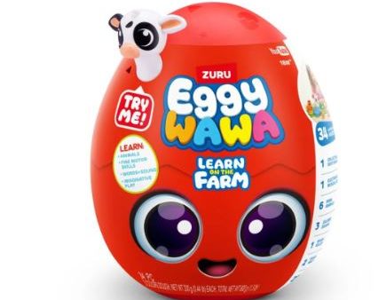 ZURU EGGY WAWA - LEARN ON THE FARM FAMILY ANIMALS SURPRISE EGG on Sale