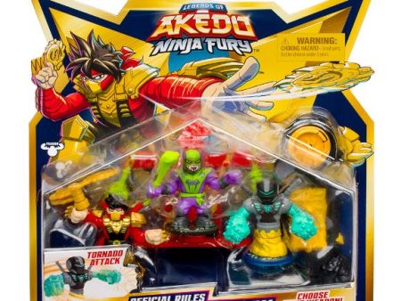 AKEDO NINJA FURY STARTER PACK – THREE STRIKES CHUX Online now