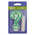 ? Green Sprinkle Numeral Candle Fashion