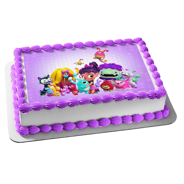 Abby Hatcher Grumbles Harriet Bouffant Bozzly Princess Flug Teeny Terry Edible Cake Topper Image ABPID52463 Hot on Sale