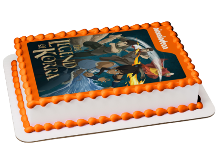 The Legend of Korra Mako Bolin Sokka Book One Edible Cake Topper Image ABPID52428 Online now