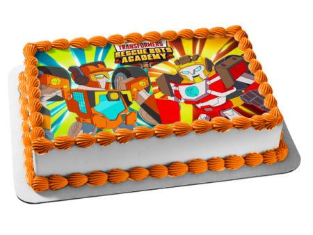 Transformers: Rescue Bots Academy Blades Edible Cake Topper Image ABPID52427 Hot on Sale