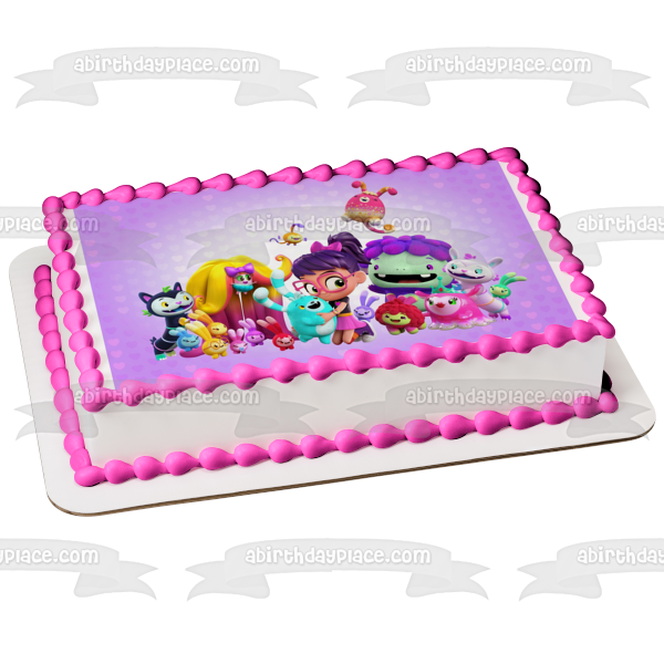 Abby Hatcher Grumbles Harriet Bouffant Bozzly Princess Flug Teeny Terry Edible Cake Topper Image ABPID52463 Hot on Sale