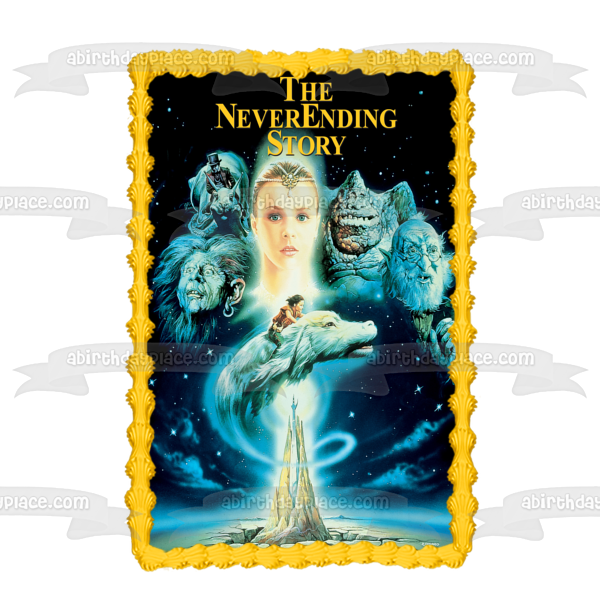 The Neverending Story Atreyu the Childlike Empress Falcor Rockbiter Edible Cake Topper Image ABPID52424 Discount