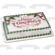 We Wish You Merry Chirstmas and Happy New Year Christmas Decorations Edible Cake Topper Image ABPID53106 For Discount