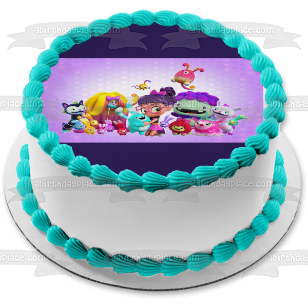 Abby Hatcher Grumbles Harriet Bouffant Bozzly Princess Flug Teeny Terry Edible Cake Topper Image ABPID52463 Hot on Sale