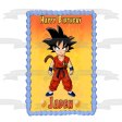 Young Goku Dbz Dragon Ball Z Anime Animated Series Happy Birthday Personalized Name Edible Cake Topper Image ABPID53185 For Discount