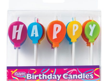 Happy Birthday Balloons Specialty Candles Online Sale