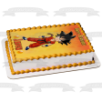 Young Goku Dbz Dragon Ball Z Anime Animated Series Happy Birthday Personalized Name Edible Cake Topper Image ABPID53185 For Discount