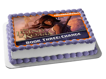 The Legend of Korra Book Three: Change Edible Cake Topper Image ABPID52431 Discount