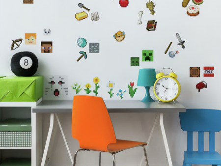 Minecraft Peel and Stick Wall Decals Online Sale