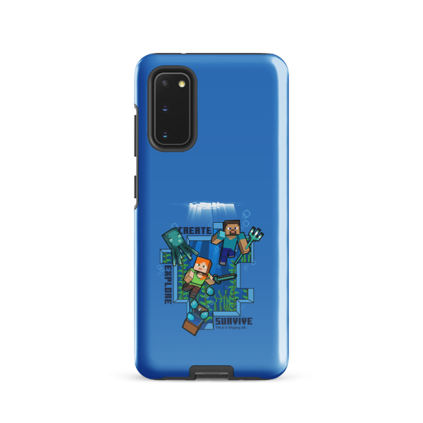 Minecraft Caves & Cliffs Create, Explore, Survive Tough Phone Case - Samsung For Cheap