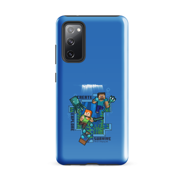 Minecraft Caves & Cliffs Create, Explore, Survive Tough Phone Case - Samsung For Cheap