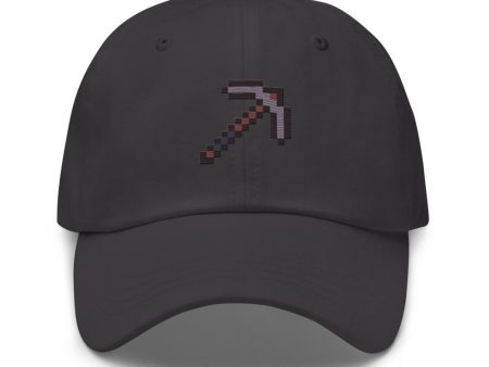 Minecraft Netherite Pickaxe Embroidered Classic Dad Hat Fashion