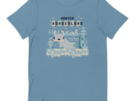 Minecraft Winter Wonderland Adult T-Shirt Supply