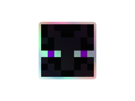 Minecraft Enderman Holographic Sticker For Discount