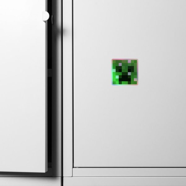 Minecraft Creeper Holographic Sticker Online