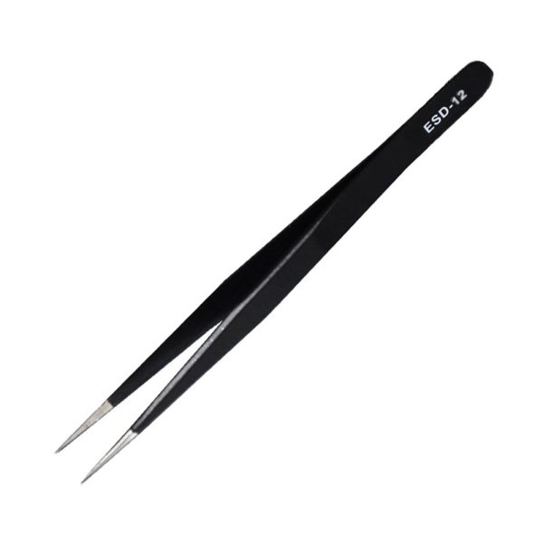 Vetus Tweezers - Eyelash Extension Tweezers - ESD-12 Online Hot Sale