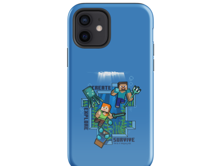 Minecraft Caves & Cliffs Create, Explore, Survive Tough Phone Case - iPhone Online now