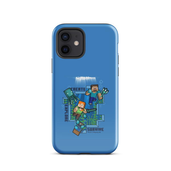 Minecraft Caves & Cliffs Create, Explore, Survive Tough Phone Case - iPhone Online now