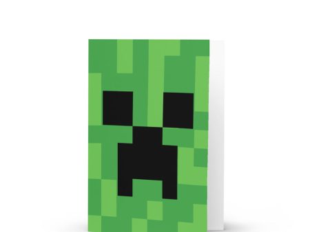 Minecraft Creeper Greeting Card Hot on Sale