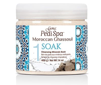 Gena Pedi Spa - Moroccan Ghassoul 1 Soak 14 oz Fashion