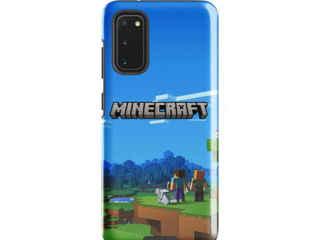 Minecraft Key Art Tough Phone Case - Samsung For Cheap